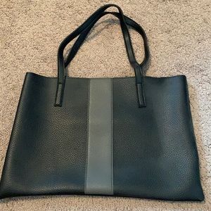 Black & gray Vince Camuto tote.